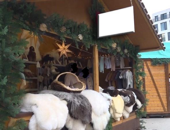 Grote foto schapenvacht kerstmarkt diversen overige diversen