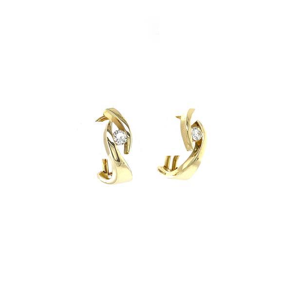 Grote foto gouden oorsieraden met diamant 14 krt 1125 sieraden tassen en uiterlijk oorbellen