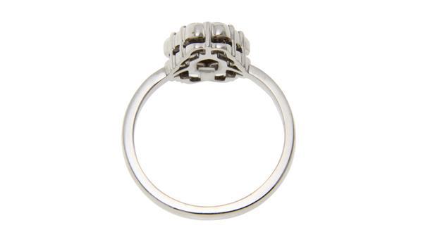 Grote foto witgouden ring met diamant 18 krt 2147.5 sieraden tassen en uiterlijk ringen voor haar