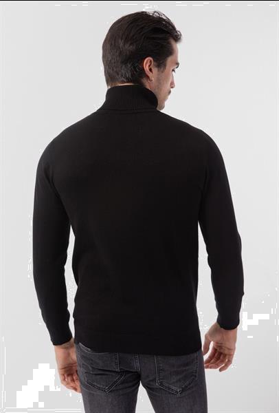 Grote foto coltrui zwart kleding heren truien en vesten