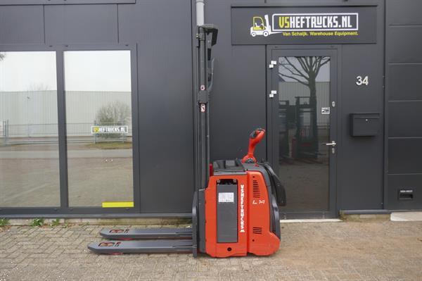 Grote foto vs 20979 elektrische stapelaar linde initiele lift 3824mm doe het zelf en verbouw hefwerktuigen