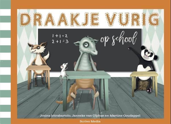 Grote foto boek draakje vurig op school boeken overige boeken