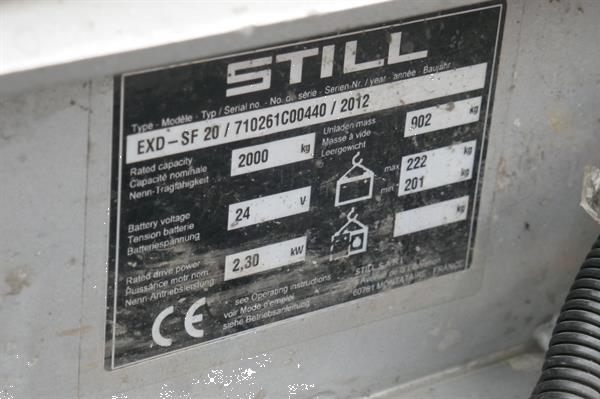 Grote foto vs 20985 elektrische duo stapelaar still intiele lift 3015mm doe het zelf en verbouw hefwerktuigen