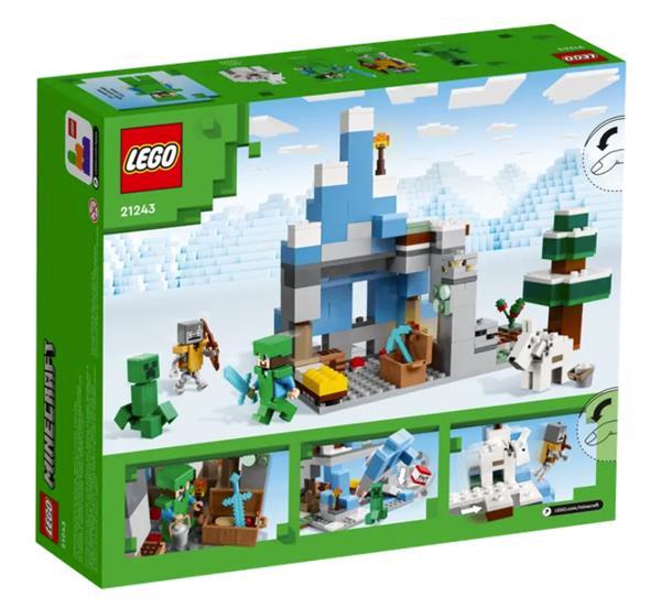 Grote foto lego minecraft 21243 de ijsbergtoppen kinderen en baby duplo en lego