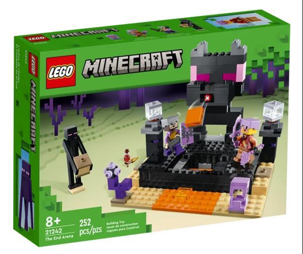 Grote foto lego minecraft 21242 de eindarena kinderen en baby duplo en lego