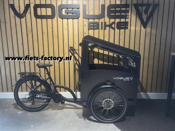 Grote foto vogue journey 3 elektrische bakfiets zwart fietsen en brommers bakfietsen