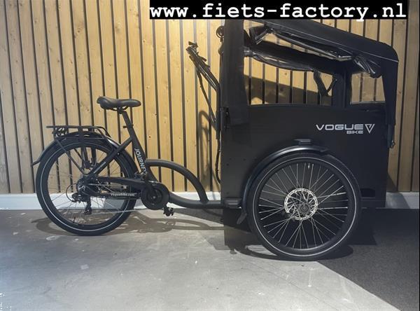 Grote foto vogue journey 3 elektrische bakfiets zwart fietsen en brommers bakfietsen