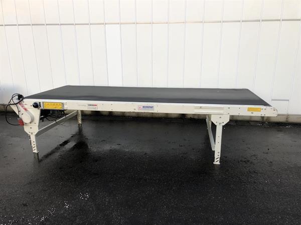 Grote foto beerepoot transportband 395 x 150 cm agrarisch transportbanden