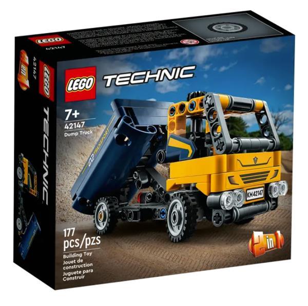 Grote foto lego technic 42147 kiepwagen kinderen en baby duplo en lego