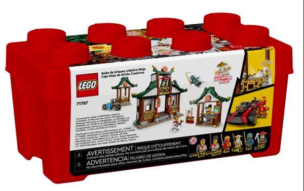 Grote foto lego ninjago 71787 creatieve ninja opbergdoos kinderen en baby duplo en lego