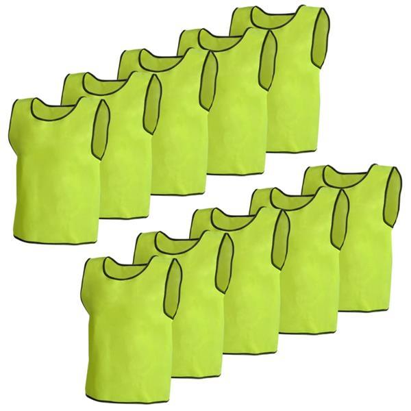 Grote foto vidaxl sporthesje junior geel 10 stuks kleding heren sportkleding