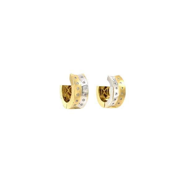 Grote foto gouden oorringen met diamant 18 krt 1097.5 sieraden tassen en uiterlijk oorbellen