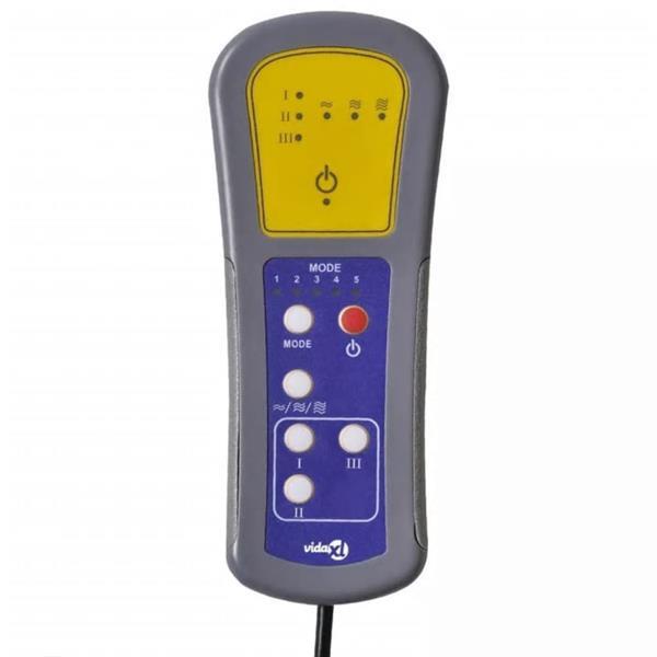 Grote foto vidaxl fauteuil de massage marron similicuir huis en inrichting stoelen