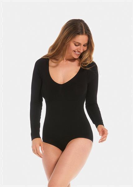 Grote foto bamboo bodysuit slimbody zwart kies uw maat s kies u diensten en vakmensen computer en internet experts