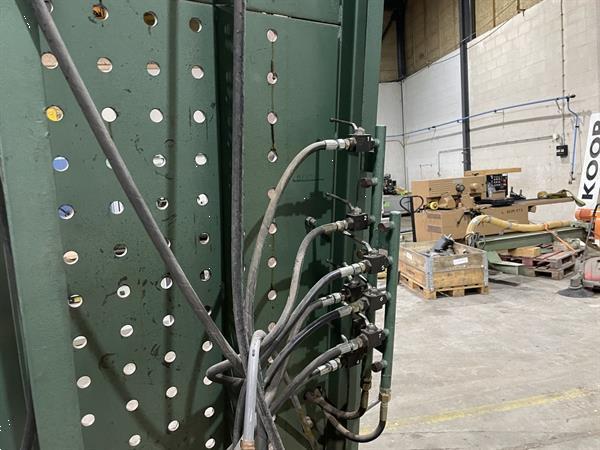 Grote foto hydraulische opsluitbank lijmpers van duin 4500 3000mm doe het zelf en verbouw ijzerwaren en bevestigingsmiddelen