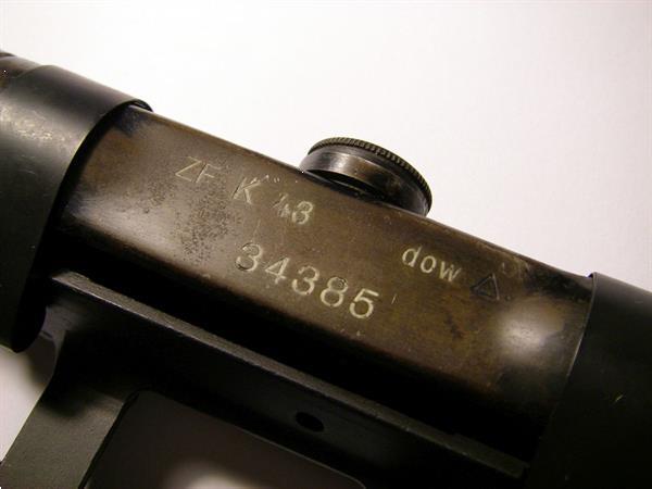 Grote foto original scope zf4 dow from ww2 verzamelen militaria tweede wereldoorlog