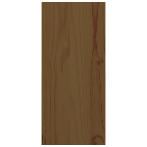 Grote foto vidaxl armoire vin marron miel 56x25x56 cm bois de pin mas huis en inrichting woningdecoratie