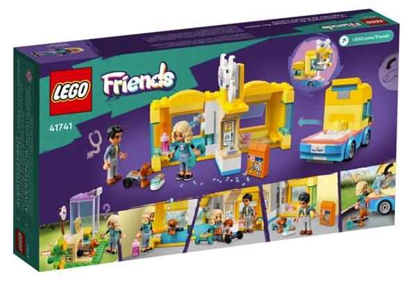 Grote foto lego friends 41741 honden reddingsvoertuig kinderen en baby duplo en lego