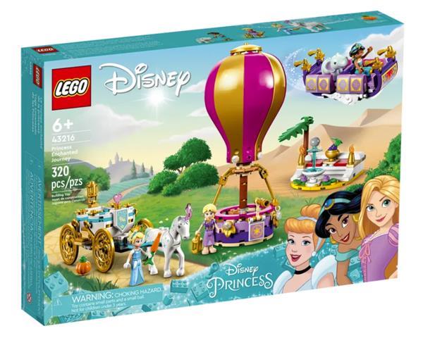 Grote foto lego disney 43216 betoverende reis van princessen kinderen en baby duplo en lego