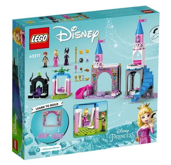 Grote foto lego disney 43211 kasteel van aurora kinderen en baby duplo en lego