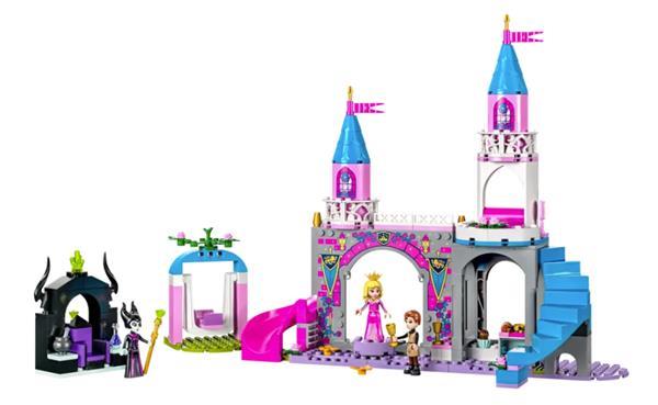 Grote foto lego disney 43211 kasteel van aurora kinderen en baby duplo en lego