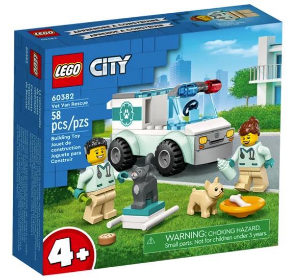 Grote foto lego city 60382 dierenarts reddingswagen kinderen en baby duplo en lego
