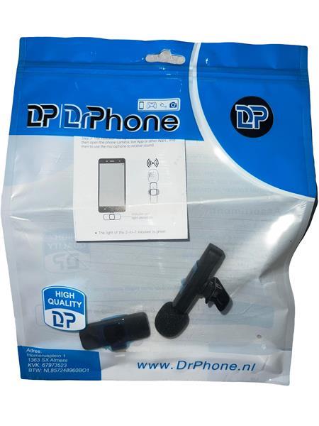 Grote foto drphone px lite draadloze lavalier lightning microfoon d muziek en instrumenten overige muziek en instrumenten
