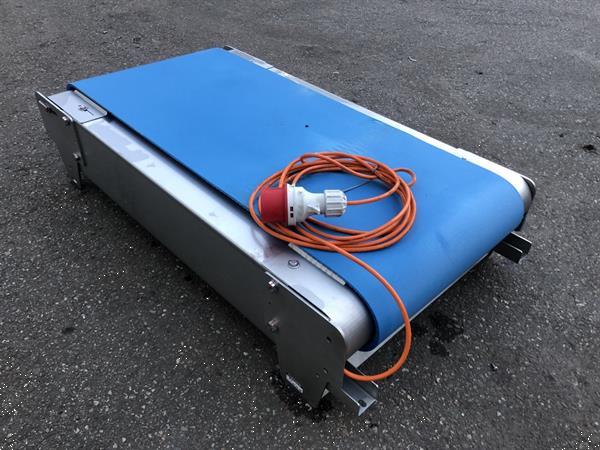 Grote foto transportband 100 x 43 cm roestvrij staal agrarisch transportbanden