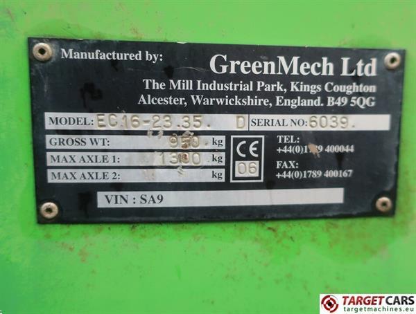 Grote foto greenmech arborist ec16 23mt35 diesel wood chipper 35hp agrarisch bosbouw