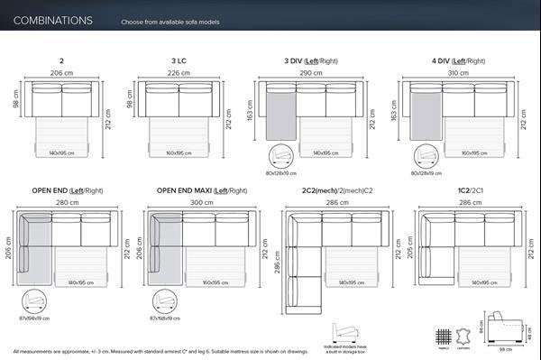 Grote foto slaapbank preston huis en inrichting bankstellen