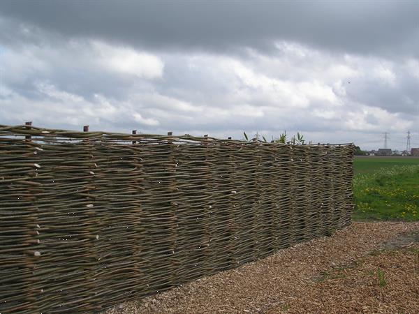 Grote foto wilgentenenschutting wilgenschutting tuin en terras hekken en schuttingen