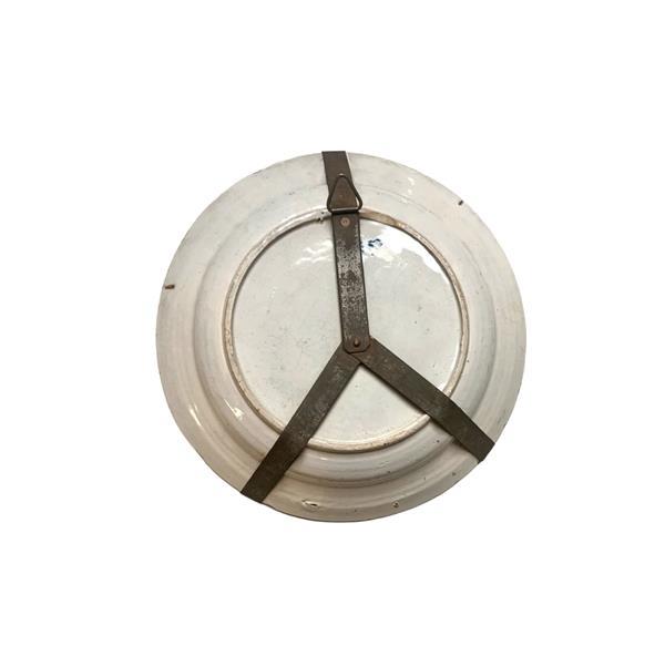 Grote foto delfts aardewerk schotel online antiques shop antiek en kunst keramiek en aardewerk