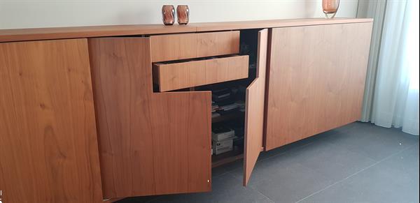 Grote foto noten wandmeubel 4 meter lang huis en inrichting wandmeubels