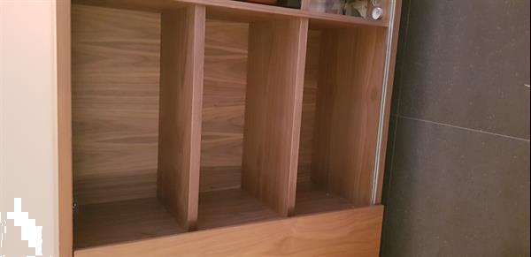 Grote foto noten wandmeubel 4 meter lang huis en inrichting wandmeubels