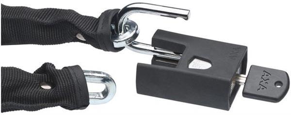 Grote foto axa kettingslot clinch fl1a 105 cm zwart motoren overige accessoires