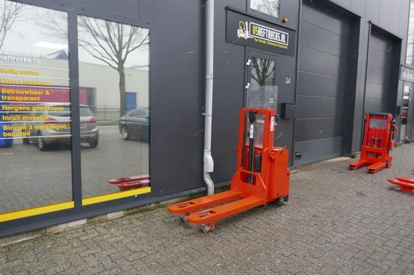 Grote foto vs 21005 elektrische duo stapelaar 1700mm initiele lift 1250kg doe het zelf en verbouw hefwerktuigen