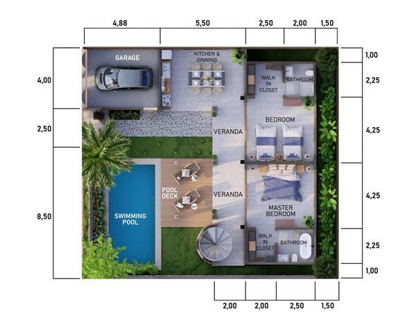 Grote foto villa 4 slaapkamers met zwembad slechts 219.500 huizen en kamers nieuw buiten europa