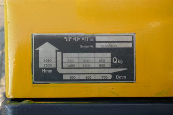 Grote foto vs 21007 elektrische triplex stapelaar jungheinrich 4.090 mm doe het zelf en verbouw hefwerktuigen