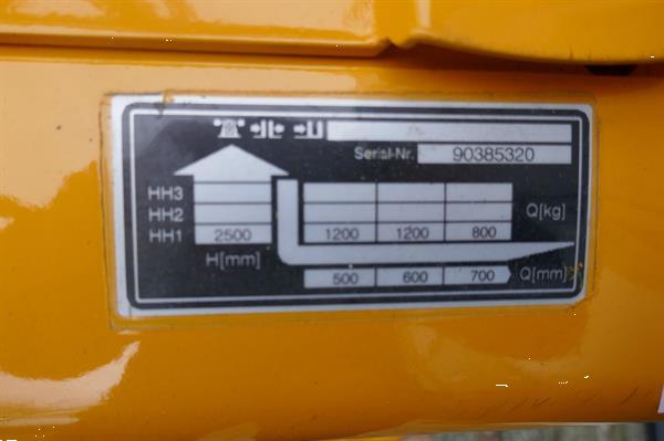 Grote foto vs 21011 bj2011 elektrische staeplaar jungheinrich ecj112 doe het zelf en verbouw hefwerktuigen