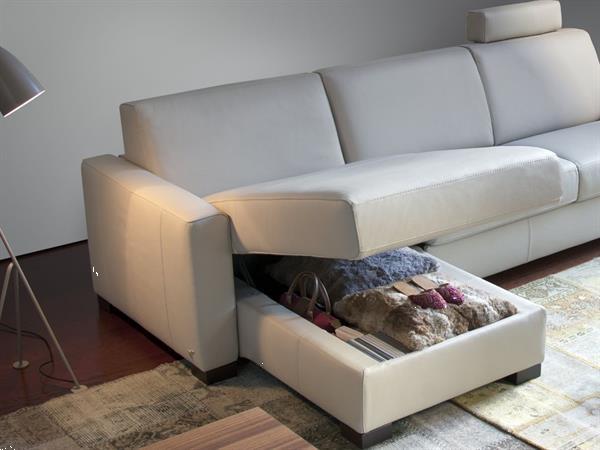 Grote foto madonna hoekslaapbank van calia italia. huis en inrichting bankstellen