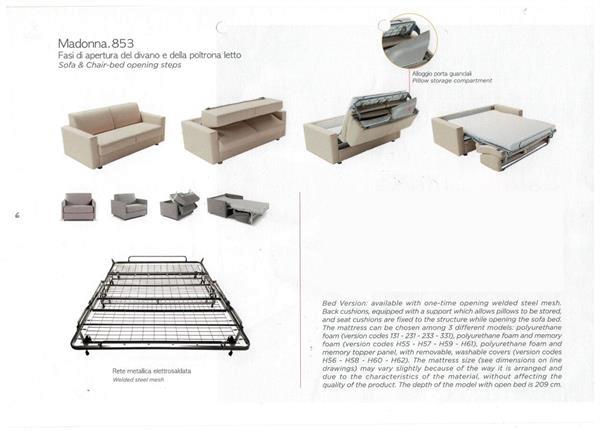 Grote foto madonna hoekslaapbank van calia italia. huis en inrichting bankstellen