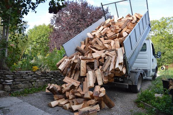 Grote foto promotie van brandhout met gratis bezorging. tuin en terras openhaardhout