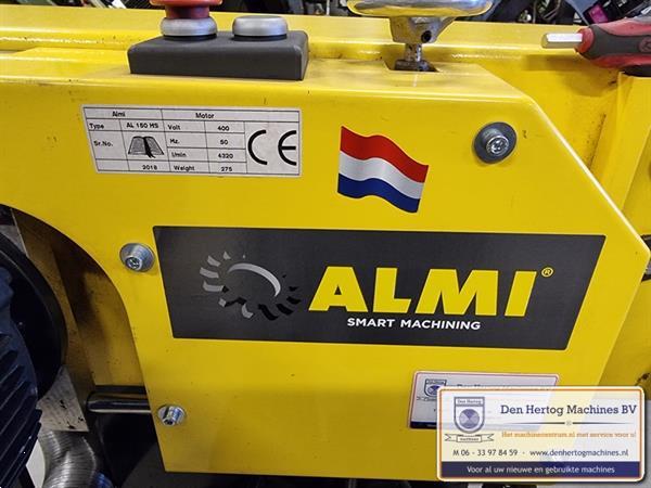 Grote foto almi 150 pijpuitslijper radiusslijper afzuiging bandslijpen doe het zelf en verbouw gereedschappen en machines