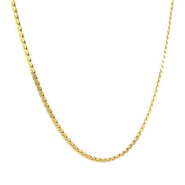 Grote foto gouden fantasie collier 41 cm 14 krt 347.5 sieraden tassen en uiterlijk kettingen