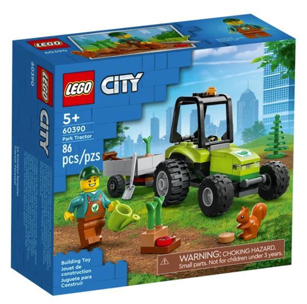 Grote foto lego city 60390 parktractor kinderen en baby duplo en lego