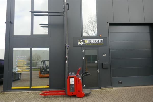 Grote foto vs 21019 elektrische stapelaar linde l12 lange lepels initi le lift doe het zelf en verbouw hefwerktuigen