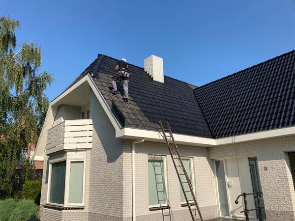 Grote foto gun uw dak een tweede kans doe het zelf en verbouw dakbedekking
