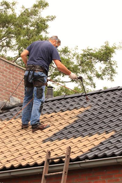 Grote foto gun uw dak een tweede kans doe het zelf en verbouw dakbedekking