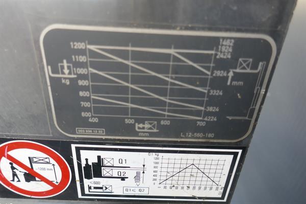 Grote foto vs 21020 elektrische stapelaar linde 3824mm lange lepels doe het zelf en verbouw hefwerktuigen