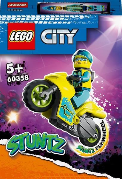 Grote foto lego city cyber stuntmotor 60358 kinderen en baby duplo en lego